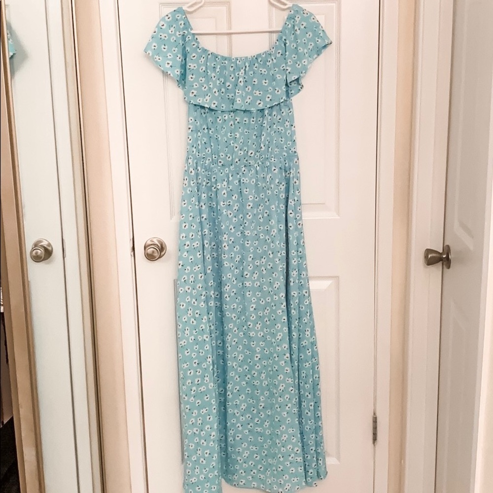 Floral Maxi Dress with Versatile Top - Picture 1 of 3